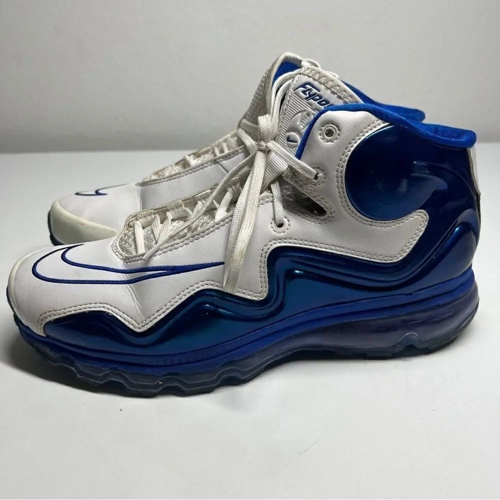 Size 9,5 Nike Air Max Flyposite White Game Royal 536850-100